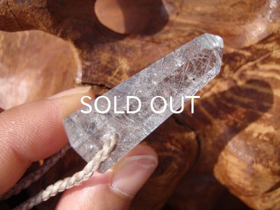 画像4: ルチルクオーツポリッシュポイントペンダントヘッド