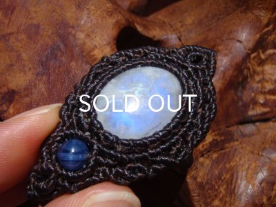 画像4: レインボームーンストーン（ホワイトラブラドライト）ペンダントヘッド