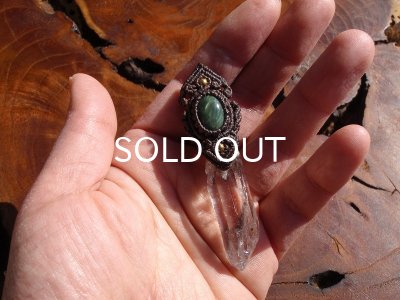 画像18: ガネーシュヒマールポイント×セラフィナイトペンダントヘッド