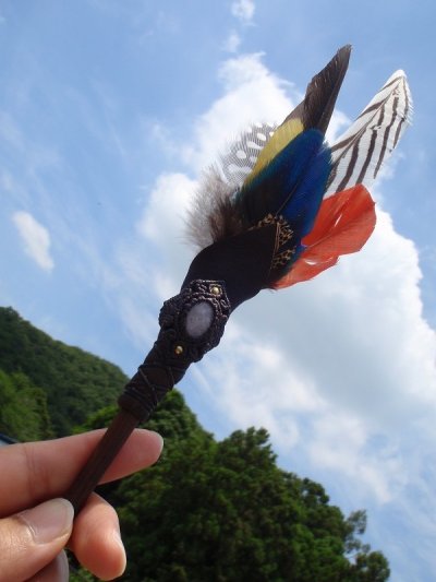 画像7: ◇ ミニフェザーワンド レッド