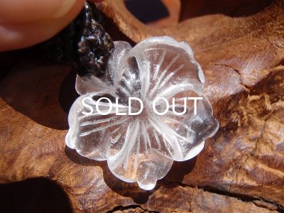 画像5: ☆　フラワーカービングクリスタルペンダントヘッド　☆