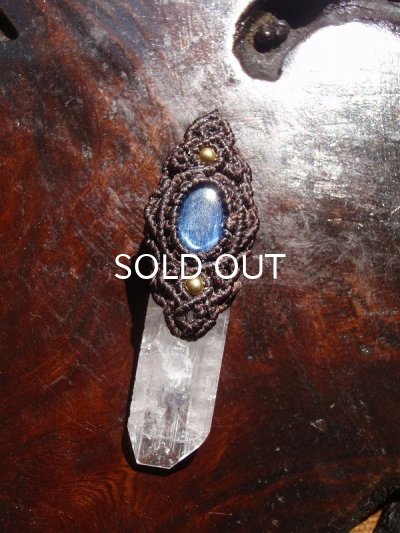 画像3: 覚めた静謐さ ◇ タンビュライト×カヤナイト・ペンダント　