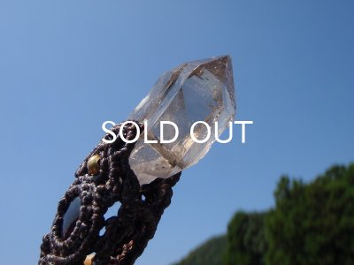 画像14: ◇ ガウリシャンカールスモーキークオーツ×ガーネット・ペンダント　