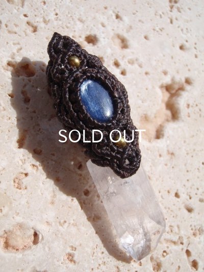 画像4: 覚めた静謐さ ◇ タンビュライト×カヤナイト・ペンダント　