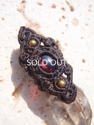 画像4: ◇ ガウリシャンカールスモーキークオーツ×ガーネット・ペンダント　