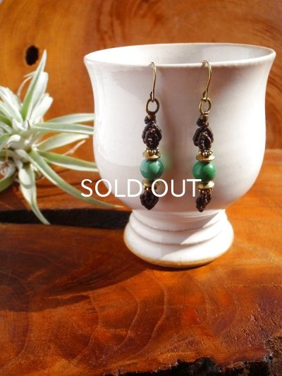 画像5: 自然の加護 ◇ ターコイズ・ヴァジュラピアス 2