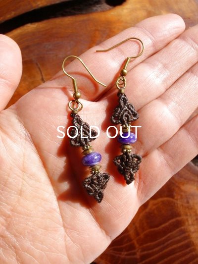 画像5: 静穏な感情 ◇ チャロアイト・ヴァジュラピアス