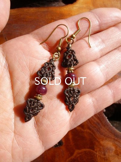 画像4: 熱を帯びる生命 ◇ ルビー・ヴァジュラピアス