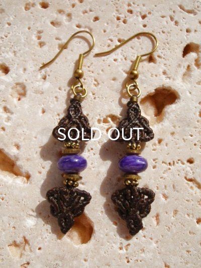 画像3: 静穏な感情 ◇ チャロアイト・ヴァジュラピアス