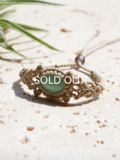 画像6:  霊性の旅  ◇ ビルマ翡翠・春色ブレスレット 