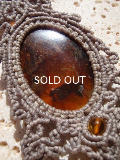 画像6: 太古からの静寂 ◇ 琥珀づくし・ネックレス