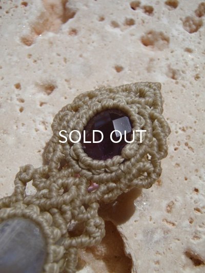 画像4: 感応する潜在意識 ◇ アメジスト×ホワイトラブラドライト・ペンダント