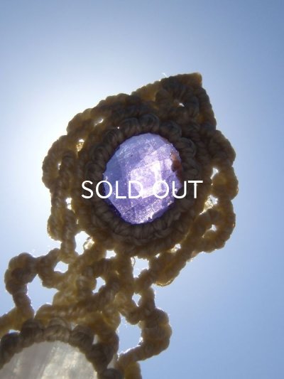 画像15: 感応する潜在意識 ◇ アメジスト×ホワイトラブラドライト・ペンダント