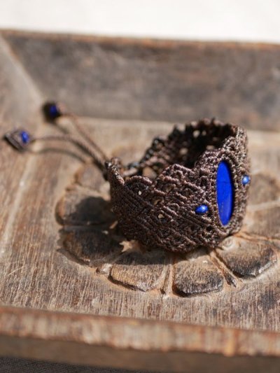 画像3: 天空の破片 ◆ ラピスラズリ・大ぶりブレスレット