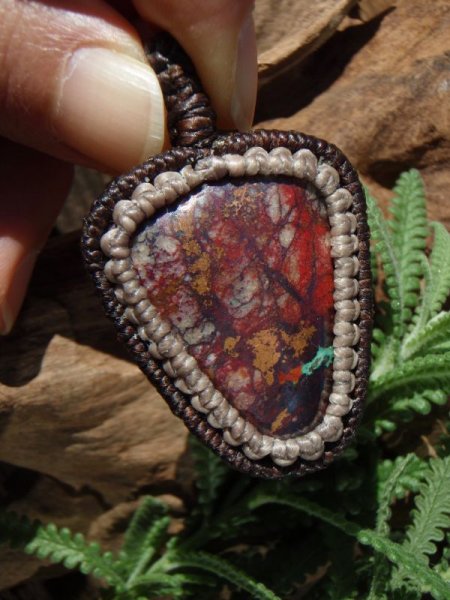 画像2: キャプライト×自然銅ペンダントヘッド (2)