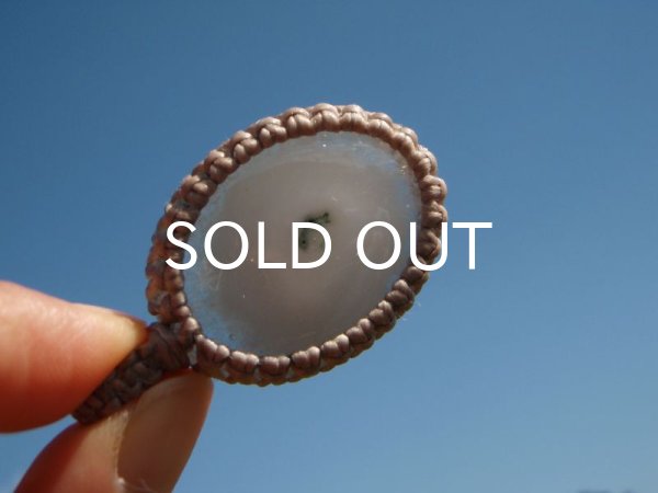 画像3: ソーラークオーツペンダントヘッド（ホワイトエクリプス） (3)