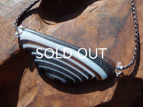 画像2: アゲートプレートペンダントヘッド (2)