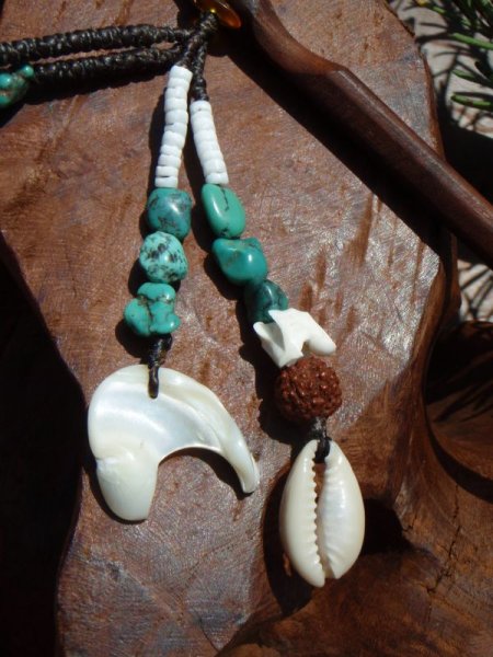 画像3: ◇ カラフル羽根のかんざし（ブルー） (3)