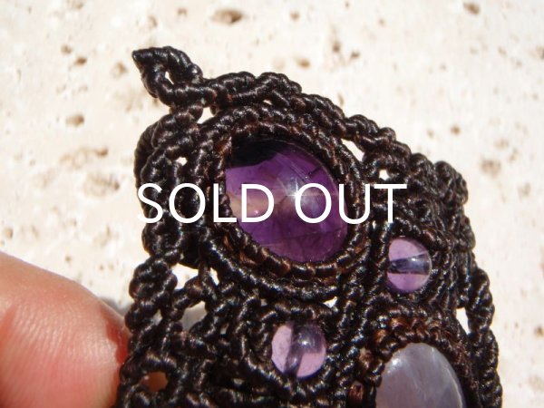 画像3: アメジスト×クンツァイトペンダントヘッド　 (3)