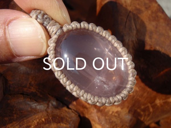 画像3: ローズクオーツペンダントヘッド (3)