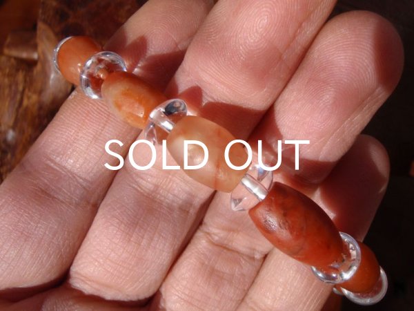 画像5: アンティークアフリカンカーネリアンブレスレット 2 (5)