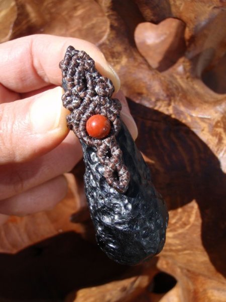 画像2: ◇ こん棒テクタイトペンダントヘッド (2)