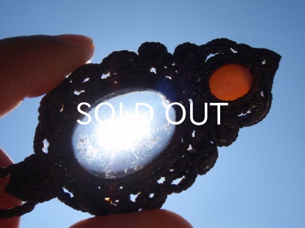 画像5: ☆　水晶×オレンジムーンストーンペンダントヘッド　☆ (5)