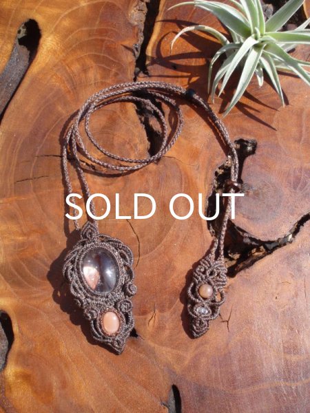 画像6: ☆　水晶×オレンジムーンストーンペンダントヘッド　☆ (6)