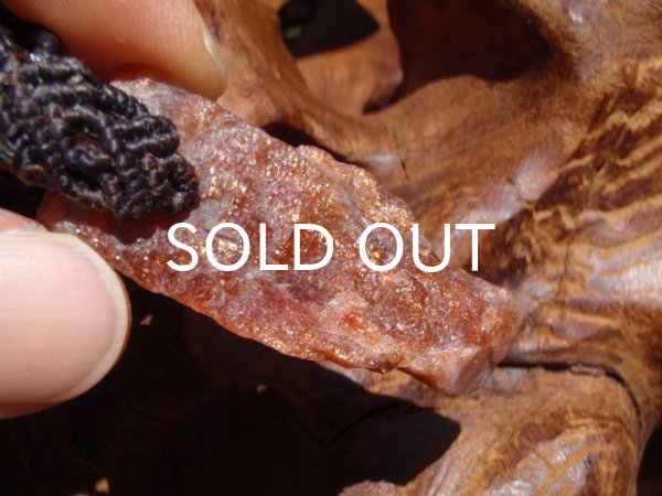 画像6: サンストーン原石ペンダントヘッド (6)