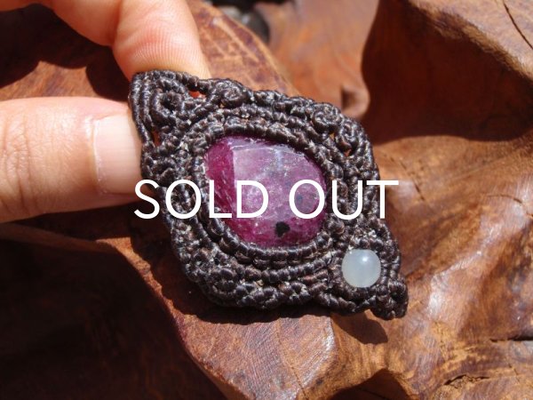 画像2: ◇ ルビーペンダントヘッド (2)