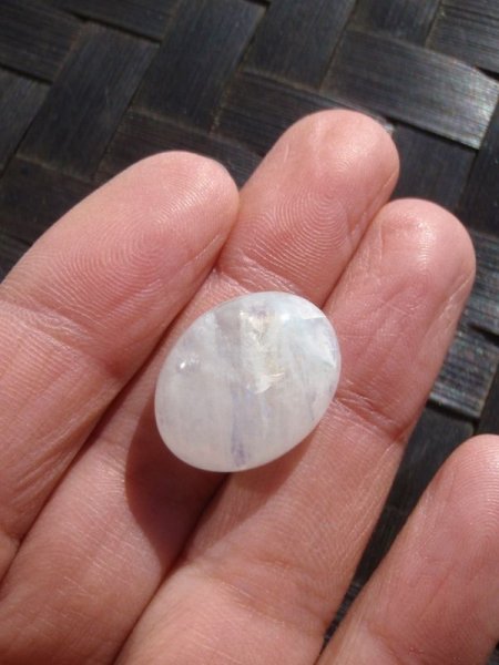 画像7: 感応する潜在意識 ◇ ホワイトラブラドライト（レインボームーンストーン）03 (7)