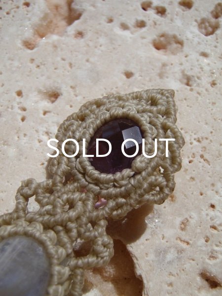 画像4: 感応する潜在意識 ◇ アメジスト×ホワイトラブラドライト・ペンダント (4)