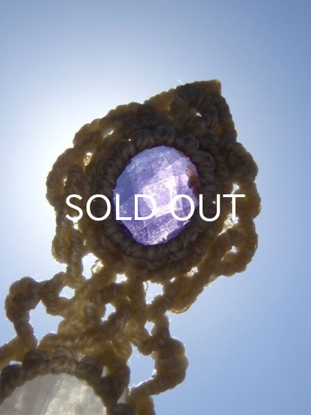 画像15: 感応する潜在意識 ◇ アメジスト×ホワイトラブラドライト・ペンダント (15)