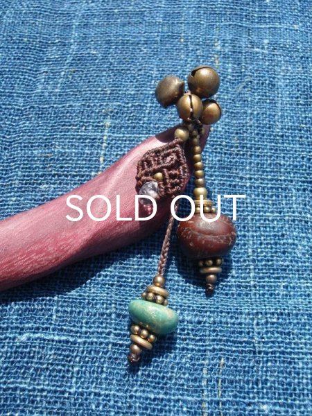 画像3: ◇パープルハートのかんざし ・ ターコイズ (3)